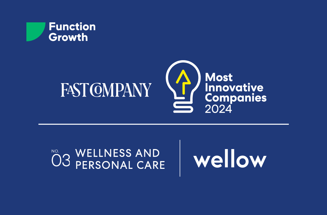 Function Growth partner Wellow named to Fast Company's Most Innovative Companies 2024